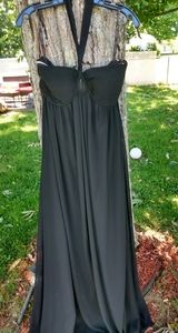 New Bill Levkoff black halter dress size 10